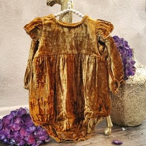 YOBABY velvet long sleeve onesie